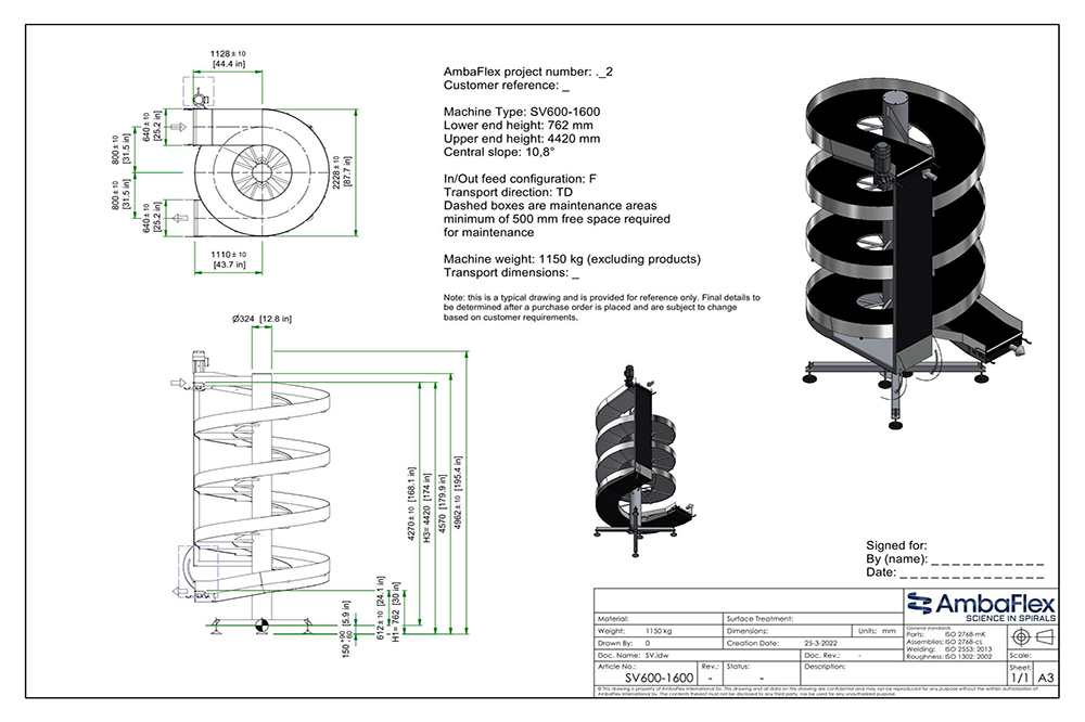 spiral conveyor